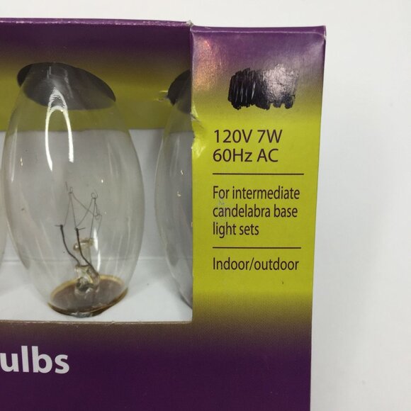 Light Keeper Pro 2 Packs 4 C9 Replacement Bulbs 120V 7W 60Hz AC Indoor Outdoor - Picture 4 of 6